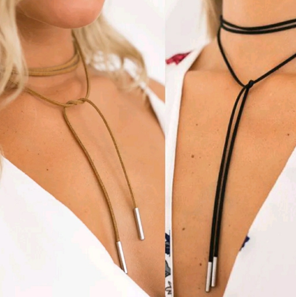 Brand New Bohemian Silver Wrap Choker - Picture 1 of 6